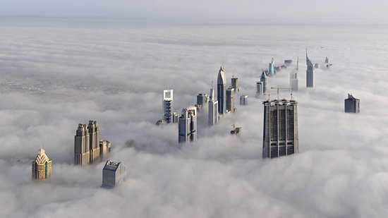 amazing photos: cloud city