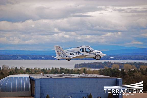 terrafugia flying car