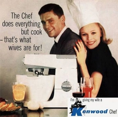 woman cook chef advertisement